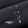 AD Diamond  Designer Silver And Rose Gold Dokiya Wholesale Price In Surat
